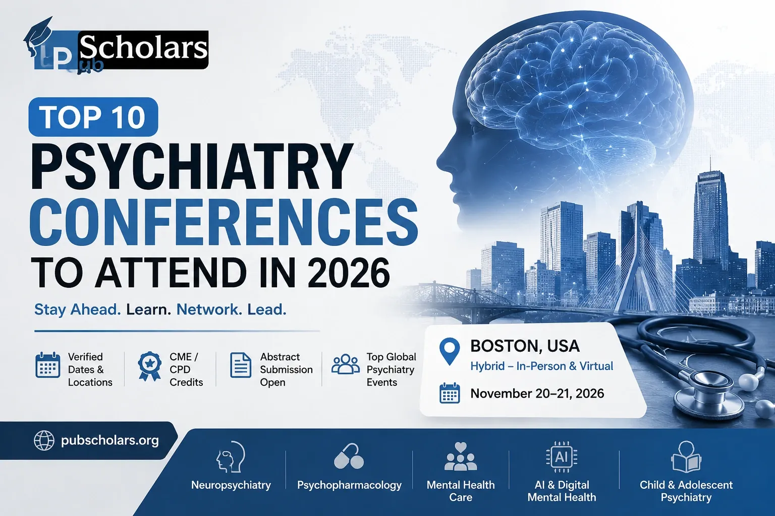Top 10 Psychiatry Conferences to Attend in 2026