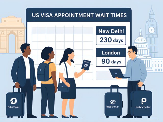 US Visa Appointment Wait Times in 2025: A Guide for Students , Visitor and Working Professional