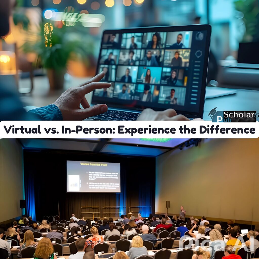 virtual vs in-person conference