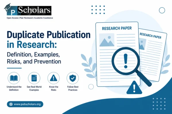 Duplicate publication in research explained with definitions, real-world examples, ethical risks, prevention strategies, and best practices.