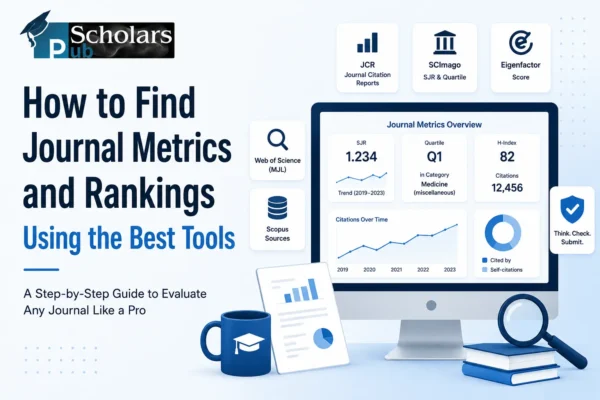 Find journal metrics and rankings using SCImago, JCR, Eigenfactor, Scopus, and Web of Science with this complete researcher guide.